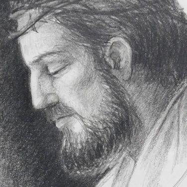 The King in Winter II - Original Pencil Drawing